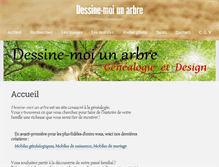 Tablet Screenshot of dessine-moi-un-arbre.com